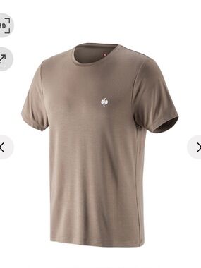 STRAUSS Men's Crew Neck T-Shirt - Taupe